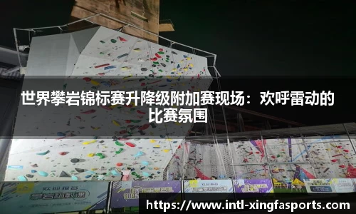 世界攀岩锦标赛升降级附加赛现场:欢呼雷动的比赛氛围